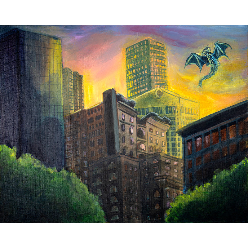 Above the City Print