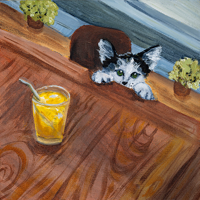 Coopo Cat Print