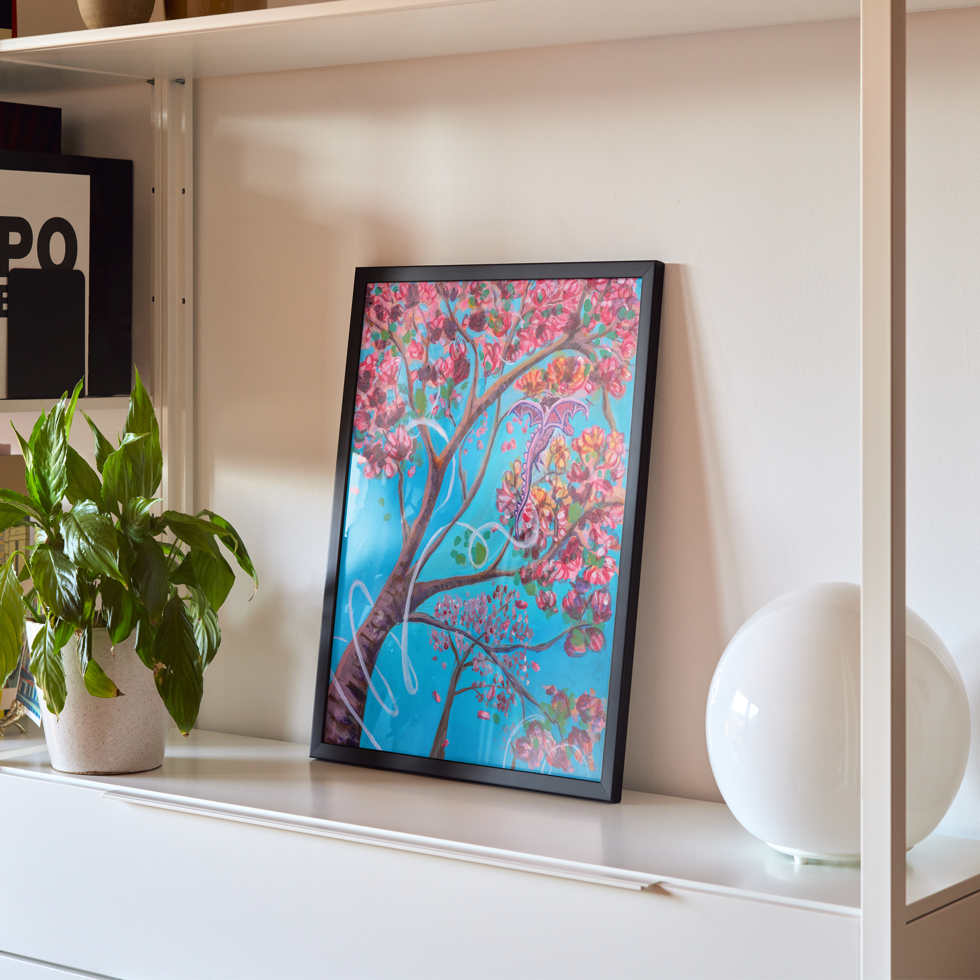 Stop and smell the flowers Print