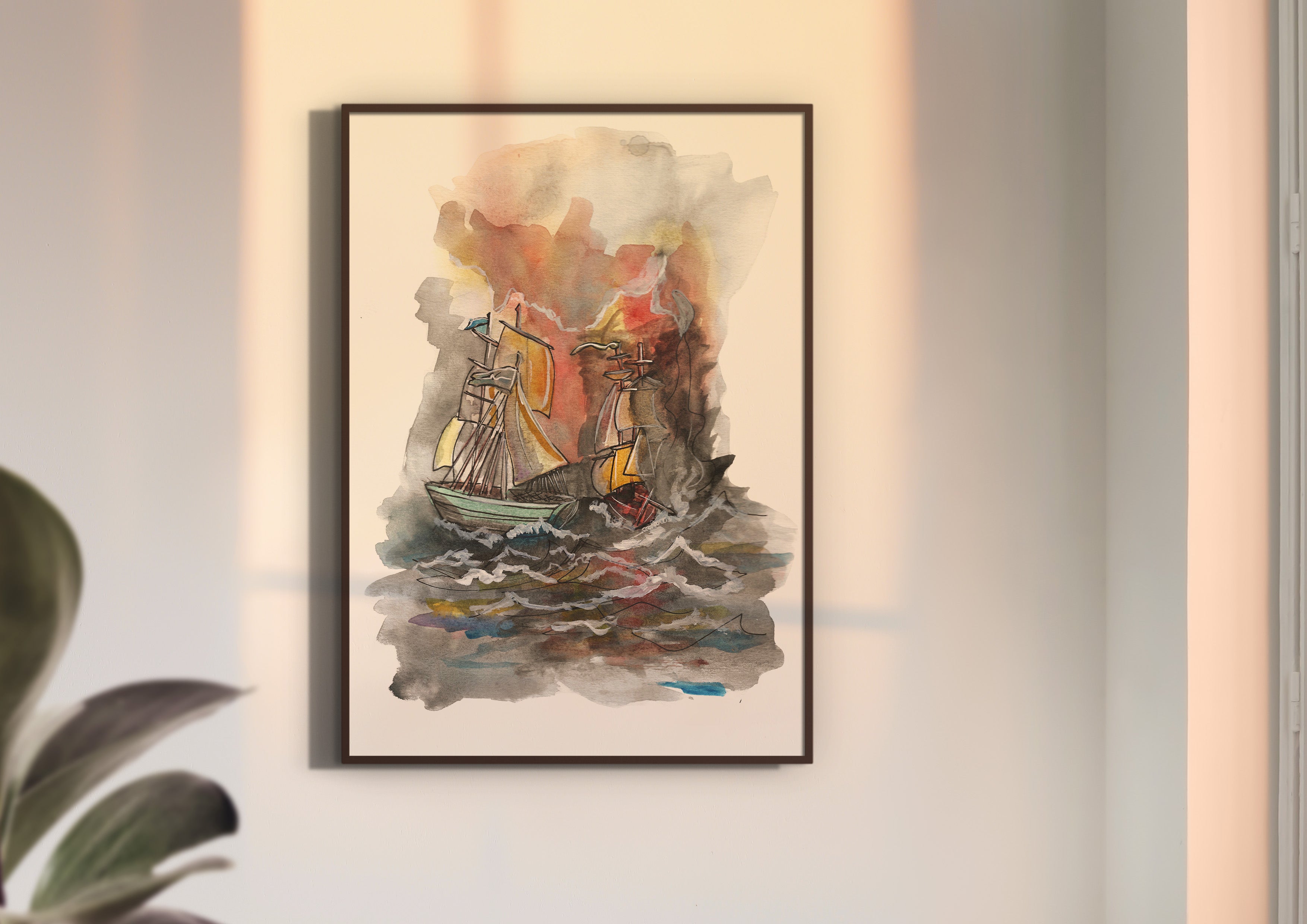 Sea Battle Print
